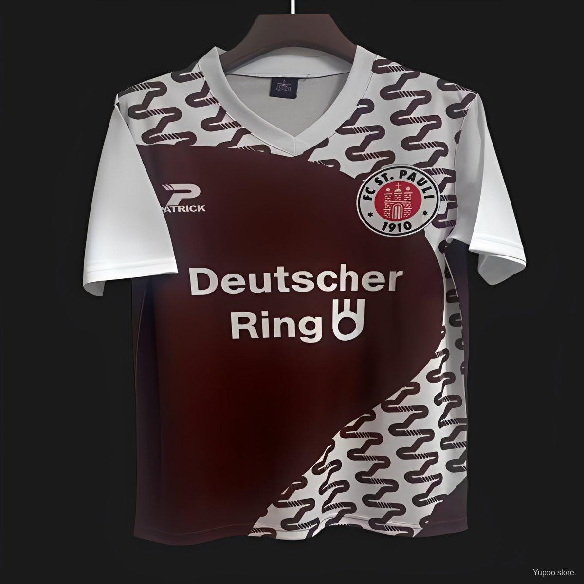 Camiseta de fútbol St. Pauli 1994/95 VISITANTE MANGA CORTA VERSION FAN
